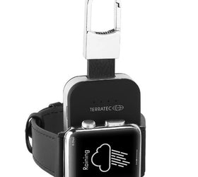 TerraTec 324188 ChargeAIR Key Apple Watch powerbank laddningsstation. Kompatibel med Apple Watch Series 6, SE -2020