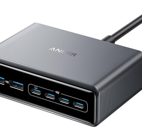 ANKER Prime Charger, 200W 6-Port GaN Charging Station, Fast Charging USB C Charger