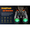 APEXEL 10x42 Auto Focus Folding Digital Waterproof Binoculars for Bird Watching Sightseeing Wildlife Watching