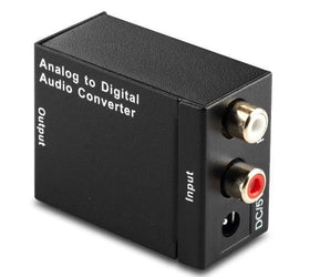 NÖRDIC Analog to Digital Convertor RCA to Toslink and Coax