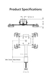 Desktop Tablet Stand 7-13" tilt 180 degree rotate 360 degree