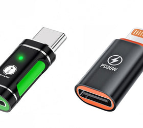 NÖRDIC Lightning till USB adapter kit 2-pack