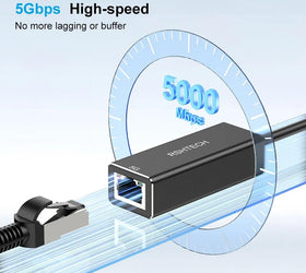 Nätverksadapter USB-A och USB-C 3.0 till 5G Ethernet