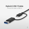 Nätverksadapter USB-A och USB-C 3.0 till 5G Ethernet