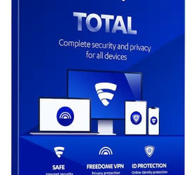 F-Secure Total (Internet Security + VPN + ID-skydd) 5-licens för Windows, Mac, iPhone, Android, iPad