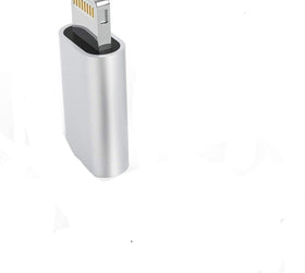 NÖRDIC USBC C hona till Lightning ha (Non MFI) adapter silver